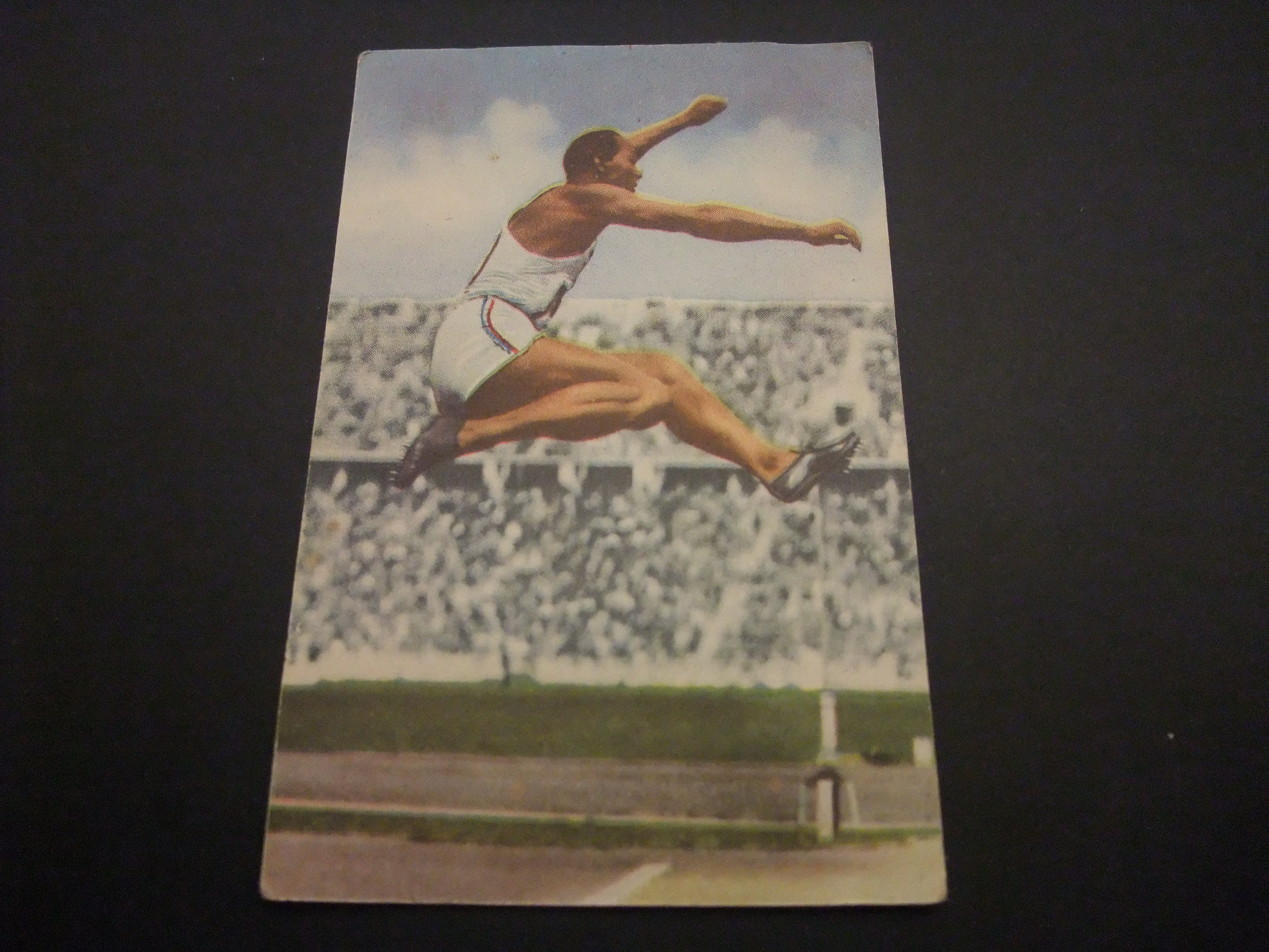 Jesse Owens Amerikaanse atleet Olympische kampioen 1936
